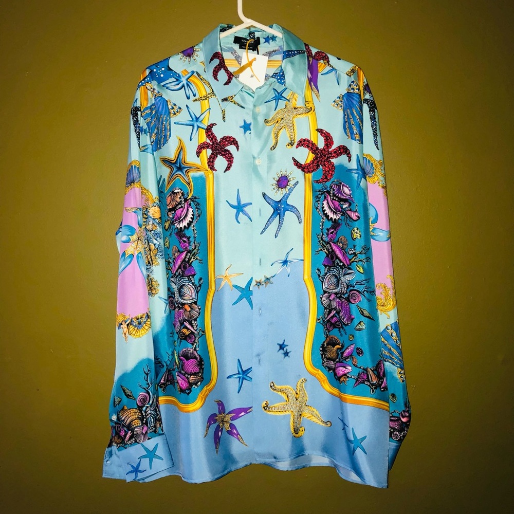 Versace Starfish Print Long Sleeve